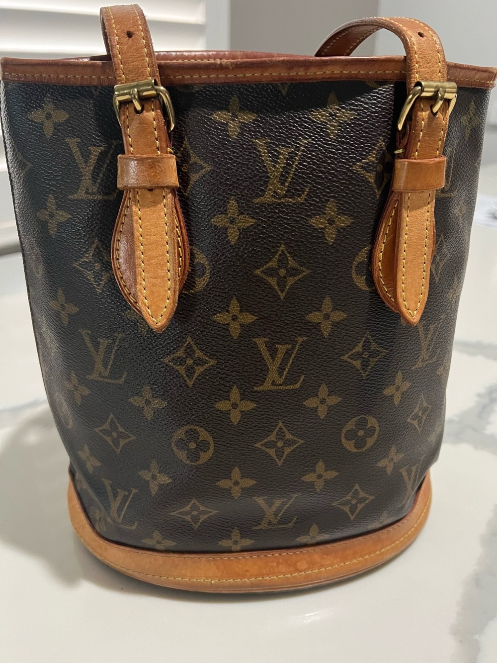 Louis Vuitton Monogram Petite Bucket Bag